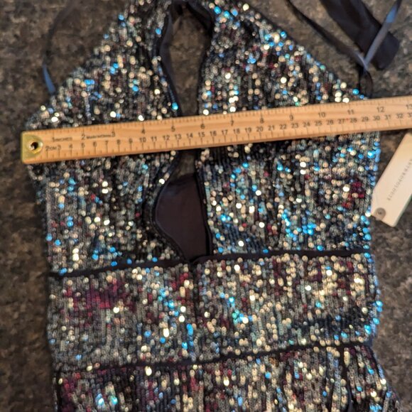 Anthropologie Maeve Sequin Halter Jumpsuit - Picture 9 of 10